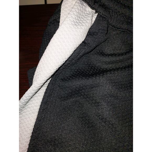 Nautica Men's Sweatpants Large Straight Leg Mesh Workout Athletic Black Gray - Picture 9 of 9